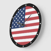 Amerikaanse vlag Pride Design-76353 Grote Klok (Hoek)