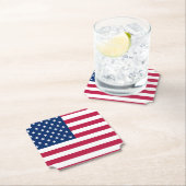 Amerikaanse vlag Pride Design-76353 Kartonnen Onderzetters (Insitu)