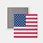 Amerikaanse vlag Pride Design-76353 Magneet (Voorkant / Achterkant)