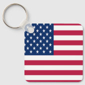 Amerikaanse vlag Pride Design-76353 Sleutelhanger (Voorkant)