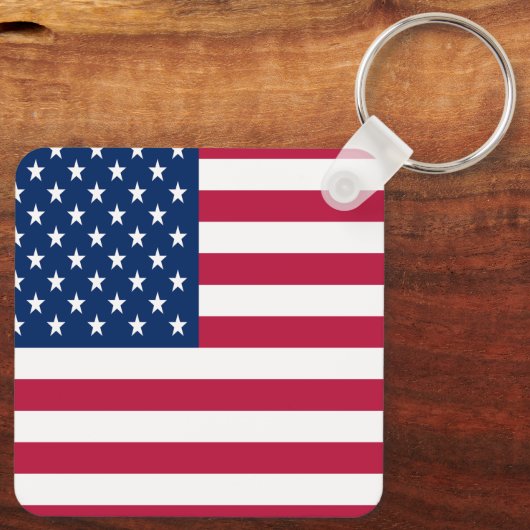 Amerikaanse vlag Pride Design-76353 Sleutelhanger (Achterkant)