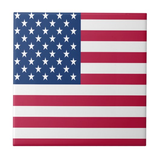 Amerikaanse vlag Pride Design-76353 Tegeltje (Voorkant)