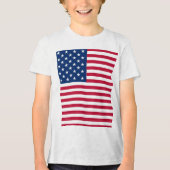 Amerikaanse vlag Pride Design-76353 Tri-Blend Shirt (Voorkant)