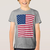 Amerikaanse vlag Pride Design-76353 Tri-Blend Shirt (Voorkant)