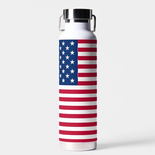 Amerikaanse vlag Pride Design-76353 Waterfles (Voorkant)