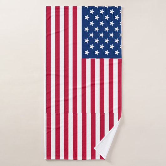 Amerikaanse Vlag Pride Design Badhanddoek (Badhanddoek)
