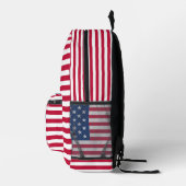 Amerikaanse Vlag Pride Design Bedrukte Rugzak (Rechts)