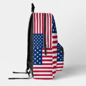 Amerikaanse Vlag Pride Design Bedrukte Rugzak (Links)