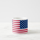Amerikaanse Vlag Pride Design Espresso Kop (Voorkant)