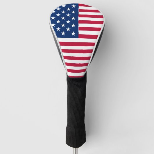 Amerikaanse Vlag Pride Design Golfheadcover (Voorkant)