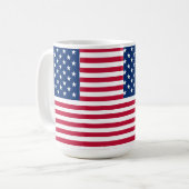 Amerikaanse Vlag Pride Design Koffiemok (Voorkant links)