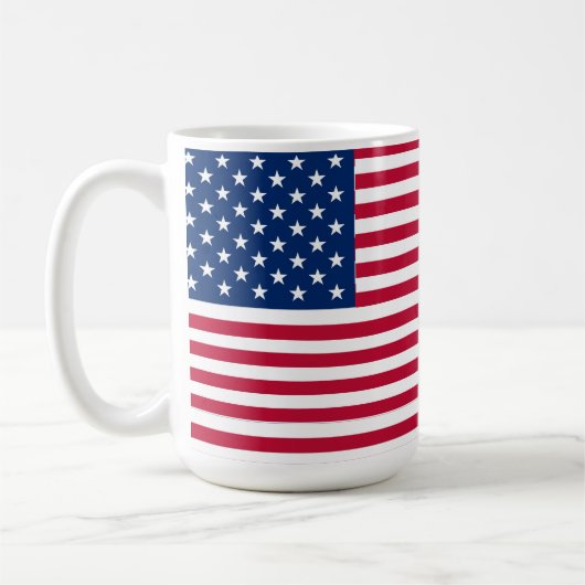 Amerikaanse Vlag Pride Design Koffiemok (Links)