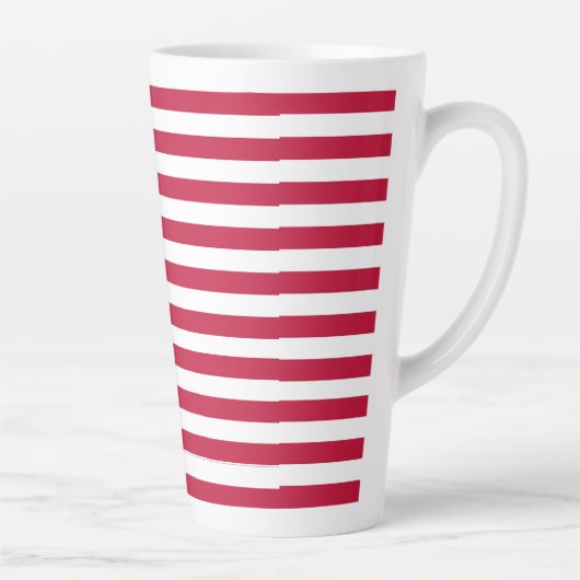 Amerikaanse Vlag Pride Design Latte Mok (Rechts)