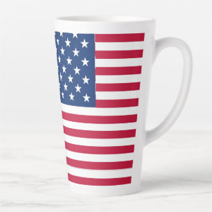 Amerikaanse Vlag Pride Design Latte Mok