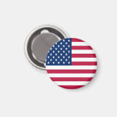 Amerikaanse Vlag Pride Design Magneet (Voorkant / Achterkant)