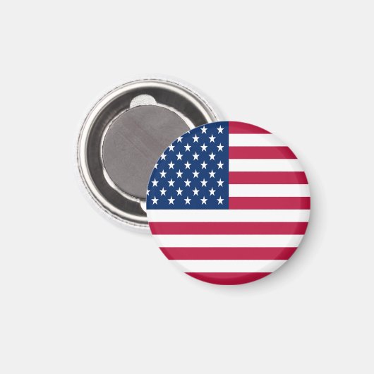 Amerikaanse Vlag Pride Design Magneet (Voorkant / Achterkant)