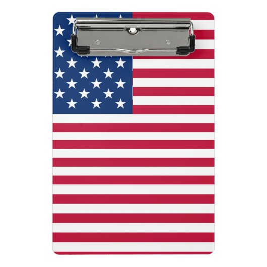 Amerikaanse Vlag Pride Design Mini Klembord (Voorkant)