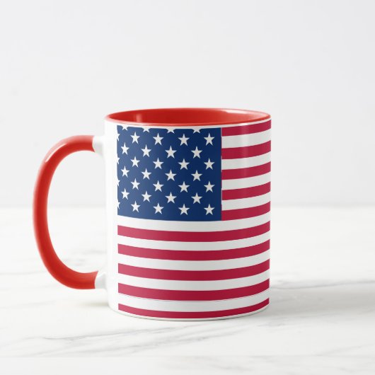 Amerikaanse Vlag Pride Design Mok (Links)
