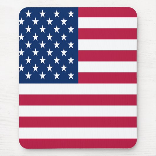 Amerikaanse Vlag Pride Design Muismat (Voorkant)