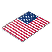 Amerikaanse Vlag Pride Design Notitieboek (Linkerzijde)