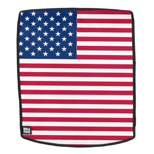 Amerikaanse Vlag Pride Design Rugtassen (Verwijderbaar gezicht)