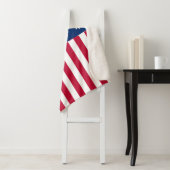 Amerikaanse Vlag Pride Design Sherpa Deken (In situ)