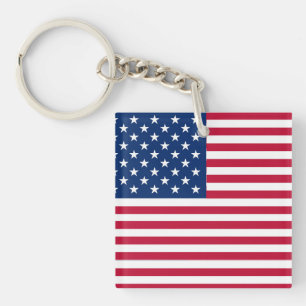 Amerikaanse Vlag Pride Design Sleutelhanger