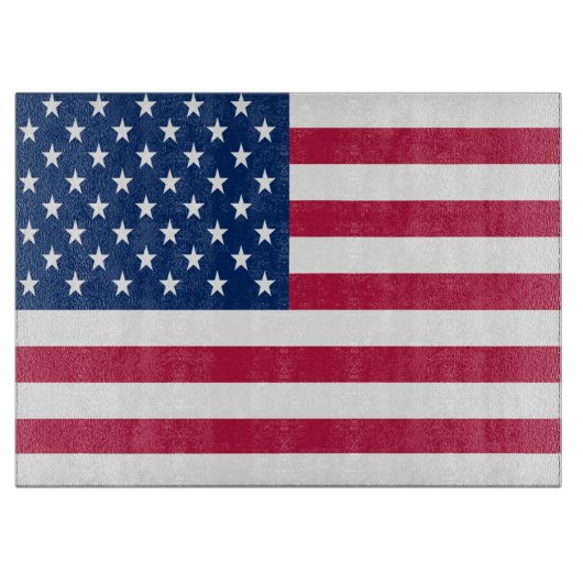 Amerikaanse Vlag Pride Design Snijplank (Voorkant)