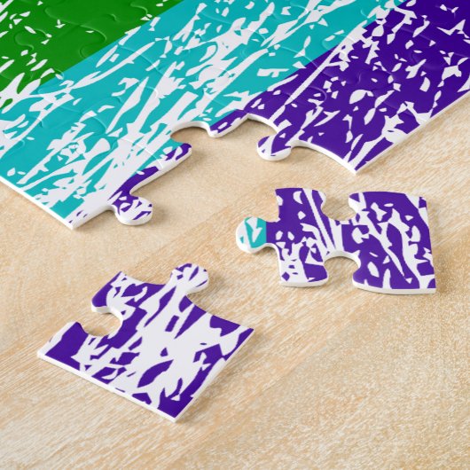 Amerikaanse vlag Pride Legpuzzel (Zijkant)