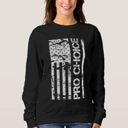 Amerikaanse vlag Pro Choice Trui (Voorkant)
