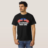 Amerikaanse vlag probeer deze ene onafhankelijkhei t-shirt (Voorkant volledig)