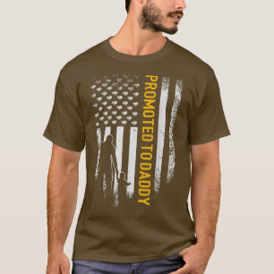 Amerikaanse vlag promoot papa Funny Fath T-shirt