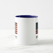 Amerikaanse Vlag Protect Coffee Mug Mok (Midden)