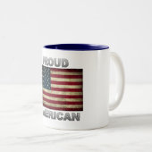Amerikaanse vlag - Proud American - Mok (Voorkant rechts)