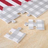 Amerikaanse vlag Puzzle American Eagle Legpuzzel (Zijkant)