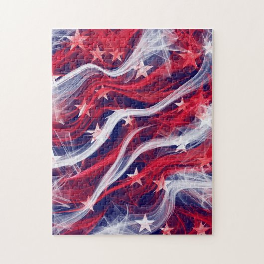 Amerikaanse vlag Puzzle Legpuzzel (Verticaal)