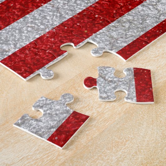 Amerikaanse vlag Puzzle Legpuzzel (Zijkant)
