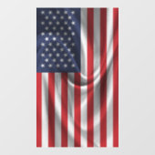 Amerikaanse vlag raamsticker (Vel)