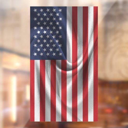 Amerikaanse vlag raamsticker (Vel 2)