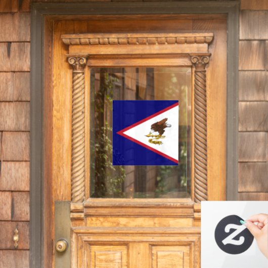 Amerikaanse vlag raamsticker (Huis Deur)