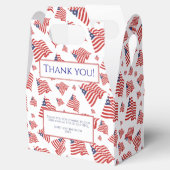 Amerikaanse vlag Random Pattern Red White Blue Bedankdoosjes