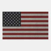 Amerikaanse vlag rechthoekige sticker (Voorkant)