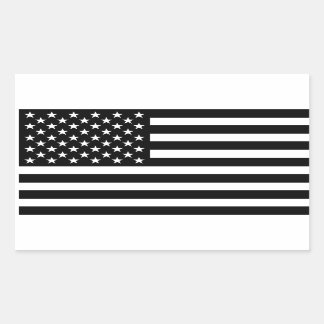 Amerikaanse vlag rechthoekige sticker