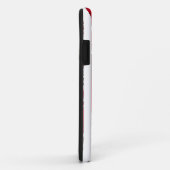 Amerikaanse vlag Red Grunge Case-Mate iPhone Case (Achterkant/rechts)