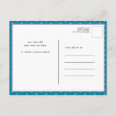 Amerikaanse vlag Red White Blue 4 van JULY BBQ Par Uitnodiging Briefkaart (Achterkant)