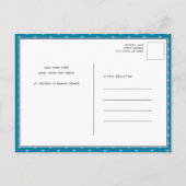 Amerikaanse vlag Red White Blue 4 van JULY BBQ Par Uitnodiging Briefkaart (Achterkant)