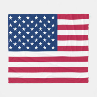 Amerikaanse vlag Red White Blue Fleece Deken
