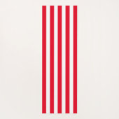 Amerikaanse vlag Red White Blue Patriotic Monogram Yogamat (Achterkant)