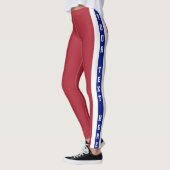 Amerikaanse vlag Red White Blue USA Patriots Leggings (Links)