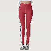 Amerikaanse vlag Red White Blue USA Patriots Leggings (Voorkant)